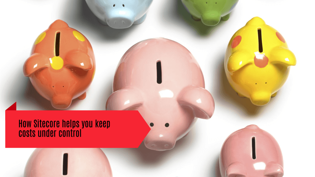 Budget under control: How Sitecore helps you keep costs under control